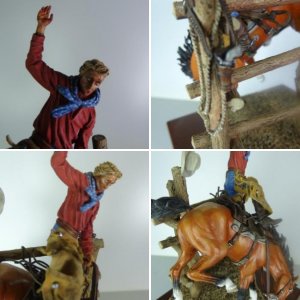 Andrea Miniatures Bronco Billy.