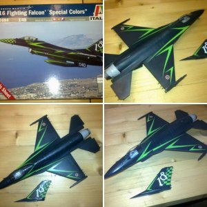 1:48 Italeri F-16 ADF Special Colors