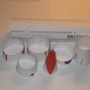 Papier: Airbus A380 BA