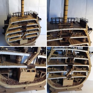 Doorsnede HMS Victory 1/72