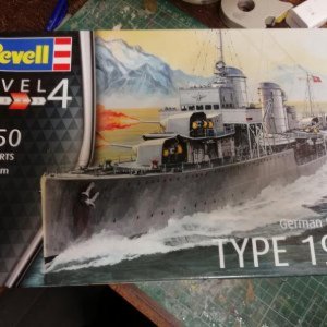 German destroyer 1/350