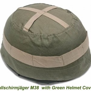 FJ M38 green helmet cover 01