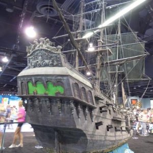 Black Pearl pirateship miniature