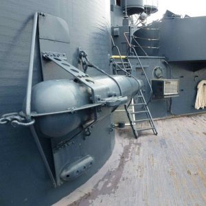 Paravane on USS Texas b