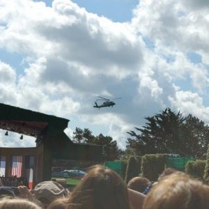 Marine One arrival