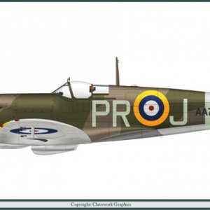 Spitfire Mk 5 GB 609Sqn