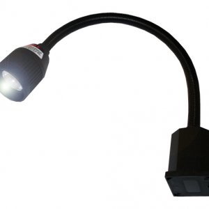 Gooseneck bureaulamp met standaard € 55,00.