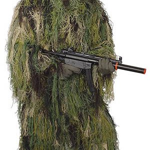 woodland camo sniper ghillie