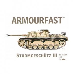 stug iii the pack includes 2 snap together tank kits 1 72 armourfast tank model kit 99018