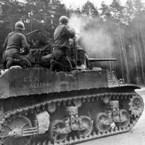 M5 Stuart Dessau Germany 1945