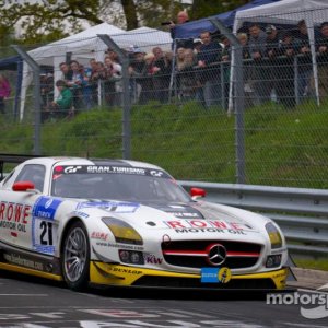 endurance 24 hours of the n rburgring 2012 21 rowe racing mercedes benz sls amg gt3 micha[1]