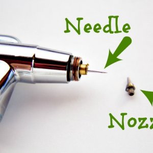 How to remove the nozzle from an airbrush gunAA