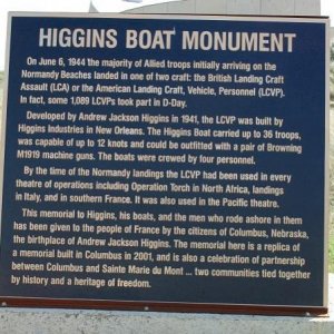 Higgins Boat Monument1