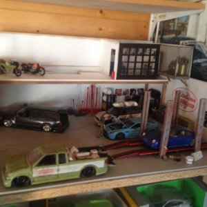 Garage in progress