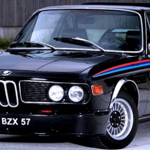 header black bmw e9 csl