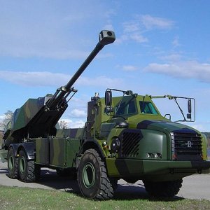 Archer wheeled self propelled howitzer BAE Systems bofors Swedish Army Sweden 001