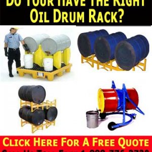 oil drum racks