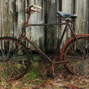 rusty bike