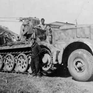 SdKfz 9 FAMO crane