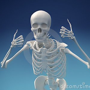 thumbs up skeleton 10259099