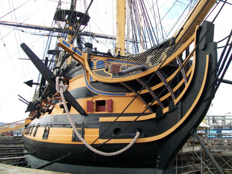 2011 0701 870 (KEC913) Portsmouth; The Royal Navy National Museum; HMS Victory