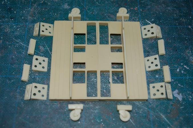 Beaching trolley parts layout