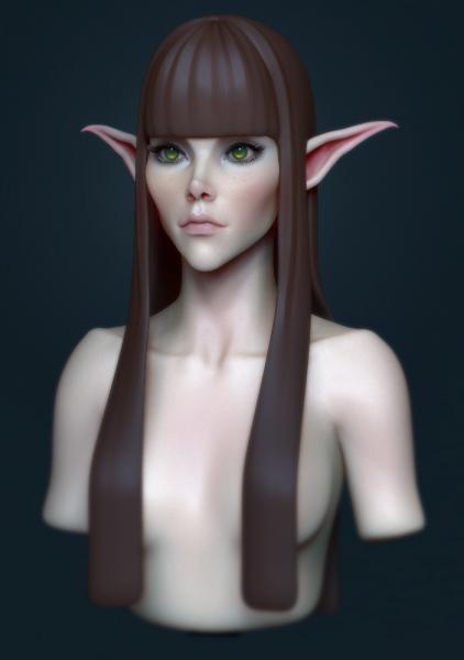 elf girl character development by hazardousarts d5lgh9a