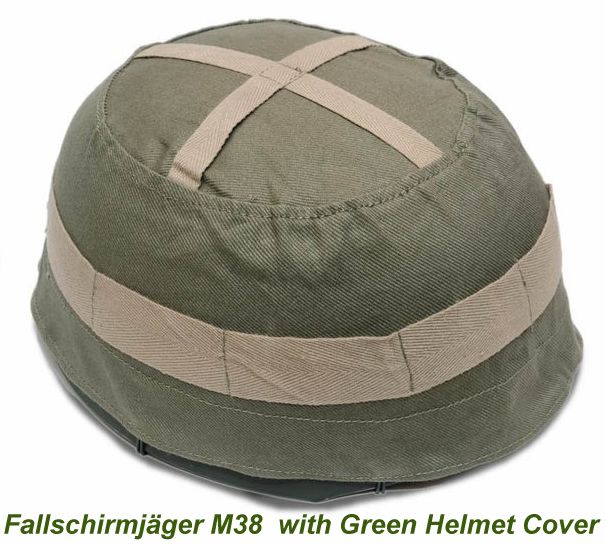 FJ M38 green helmet cover 01