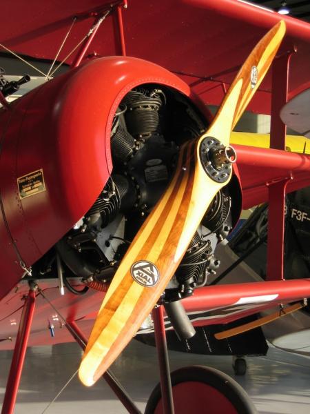 fokker dr.1 triplane engine and propellor