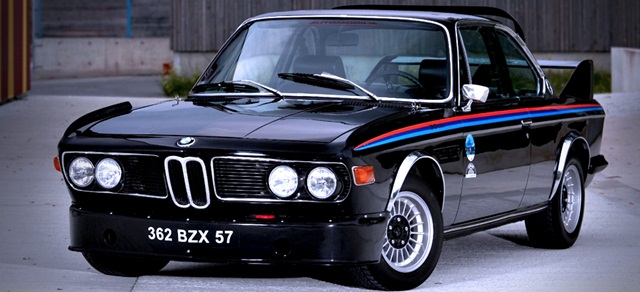 header black bmw e9 csl