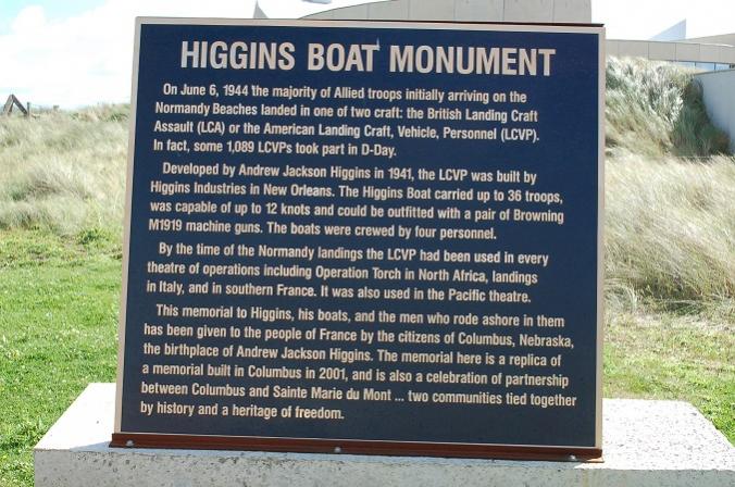 Higgins Boat Monument1