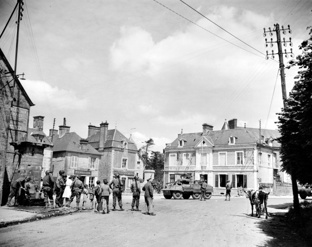 Le 12 juin 1944 à Sainte Marie du Mont 640x507