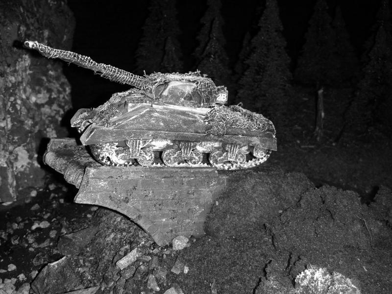 leuke oldschool foto van de sherman firefly tank