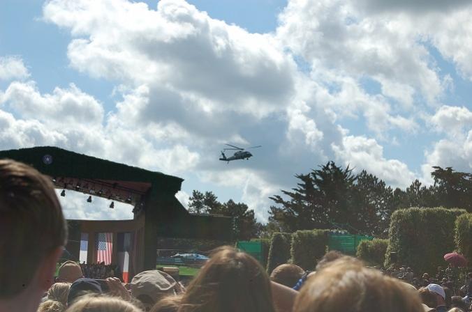 Marine One arrival