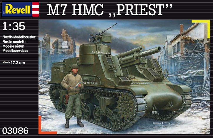 revell m7 priest self propelled howitzer