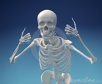 thumbs up skeleton 10259099